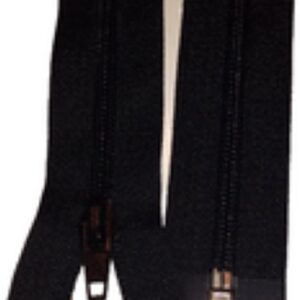 Deelbare Rits 80 cm Zwart- Jassen Rits-Tassen Lange Ritsen-Nylon Kunststof Rits- Naai Fournituren en Sluitingen.