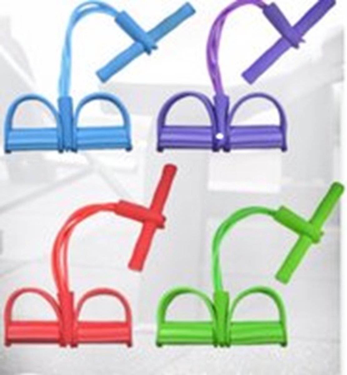 Elastische Buikspiertrainer - Resistance Band Fitness - Afbeelding 2