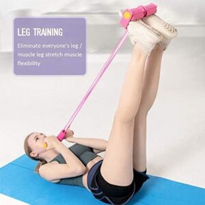 Elastische Buikspiertrainer - Resistance Fitness Weerstand Band Roze